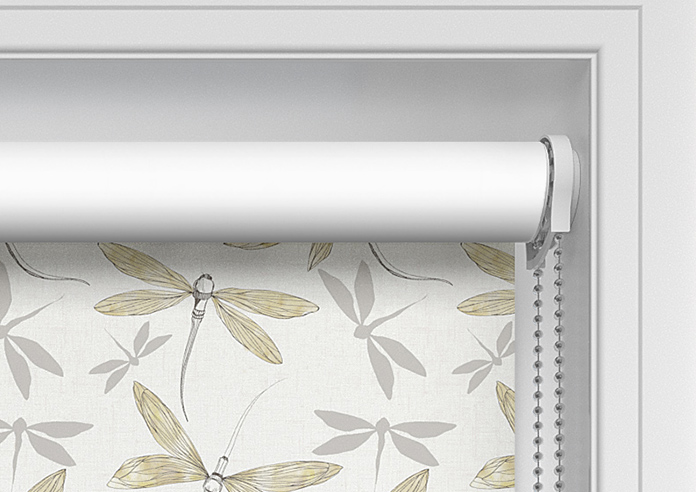 Dragonflies, Sunshine Yellow - Twist&Fit Roller Blind - Image 11